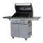 Deluxe stainless steel gas barbecue grill