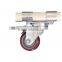 JY-403|Durable Stainless Steel Caster|Retractable Swivel Caster|Rustless Rubber-coated Movable Caster