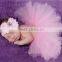 Baby tutu dress matched boutique headband baby photography props designed for newborn baby