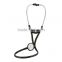 The snake Professional Cardiology Stethoscope Black with super performance