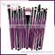 Free sample 15pcs makeup brush kit with private label