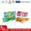 Fruity flavor center filled chewing bubble gum