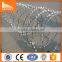 china 10 years factory hot sale stainless razor wire fence/mobile razor wire security barrier