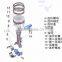 X195 D1100 S195G S195 S1100 S1102 S1110 S1115 ZS1110 Tractor Connecting Rod Cover, Tractor Connecting Rod Cap
