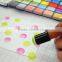 Educational DIY painting plaster toy kids craft toy with shenzhen cosmetics artist brush set