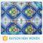 Extra Width Available UV Sun Resistant Blue Fabric Design