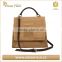 Natural vegan wood material portugal handbags cork bag
