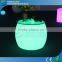 OEM Design PE Plastic Outdoor Garden Furniture Lighting RGB LED Coffee Table