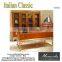 YB66 3.6Meter Luxury Italian Palace Long Dining Table with Golden Dining Chairs