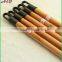 Varnished eucalyptus wooden broomstick with 7.0cm plastic cap