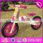Best design no pedal wooden balance bicycle for kids W16C179-S