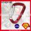 24KN Bent Gate Aluminum Mountain Climbing Carabiner Made in Taiwan