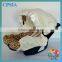 Hot Sale 3D White Rosette Flower&Leopard Printe Car Seat Protector Infant Car Seat Cover Designer Soft Booster Car Seat Cover