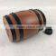 Nice-looking lovely new design barrel shape wooden piggy bank