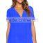 fashion ladies white blouse summer short sleeve chiffon women shirts