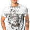 Wholesale 100% Polyester Custom Short Sleeve Tee Shirt Printed Men's T Shirts