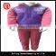 OEM garment Pu fleece hood apparel girls sets clothing