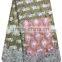 Fashiuonable African women wedding dress lace sequined tulle lace with stones FL1394
