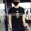 Short sleeve T-shirt male in summer Pure cotton clothes round collar cultivate one's morality