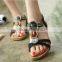 zm50191b plus size lady shoes breathe falt women sandal