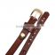 Authentic Leather Belts Western Beaded Belts Soft Leather Belts Brown