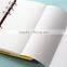 2017 planner yearly inner page custom 6 holes loose leaf inside page 3 fold replacement page