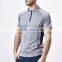 Factory Wholesale Custom Printing Dri Fit Running Mens T Shirts With Zippers