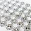 Flower Diamond Rhinestone Ribbon 3.9INCHx10 YARDS-for Wedding Decorations/Party/Home Decor