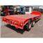 50 60 70 tons low platform transport trailer wheel loader excavator transportation low bed semi trailer for sale