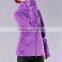 Purple beautiful 100% cotton hoodies blank for women warm in winter