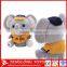 New arrival custom electric singing rotating elephant plush toy