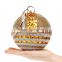 golden beaded 2017 fancy clutch bag /golden rhinostone purse d Evening handbag Gorgeous Bridal Wedding Purse Party bag Handbag