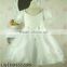 Blue Girls Kids Baby Flower Petals Party Wedding Gown Formal Fancy Dress 3-4Y