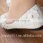 Flat-bottomed single-shoe PU rubber sole women's shoes wholesale hand-crafted water diamond wedding shoes WS030