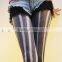 2017 New Spring Summer Fashion European Style Lace Vertical Stripes Wild Snake Skin For Club Night Women Stocking