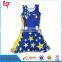 Customized order cheerleading uniforms sexy pom-pom girl glee costume navy outfit