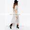 2015 New Woman Clothing Stripe Midi Shirt Dress for Women