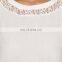 Round hollow out neck chiffon tops , china import clothes