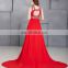 Grace Karin Crystal Beads Floor Length Red Long Evening Prom dress Chiffon Formal Long Gown Women Wedding Party dresses CL6248