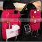 Multi-functional Wool Felt car organizer backseat bag#SB0013