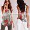 T-B018 Cheap Fashionable Tops Sleeveless Summer Blouse Design for Women