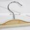 China Wholesaler Top Quality Trousers/Pants Wooden Hanger with Clips