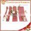 Taiwan Made 100% Polyester Satin Ribbon For Christmas