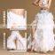 Q-6051 Plus Size Long Organza Wave Performance Belly Dance Skirt With Slit