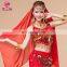 P-9010 chiffon and glittery professional Belly dance face head veils