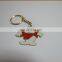 metal alloy heart key chain for gift and promotional