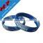 Colorful logo silicon rubber bracelet wholesale