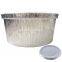 Aluminum Disposable Pans Round With Aluminum Foil Lids (100 Pack), Round Foil Pans for Takeouts and Catering, Aluminum Pans Used Warming Appetizers, Baking Small Goodies-230 ML