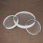 Clear round borosilicate optical glass discs high purity sight glass view mirror for machine