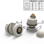 shower room roller sliding wheel R-608